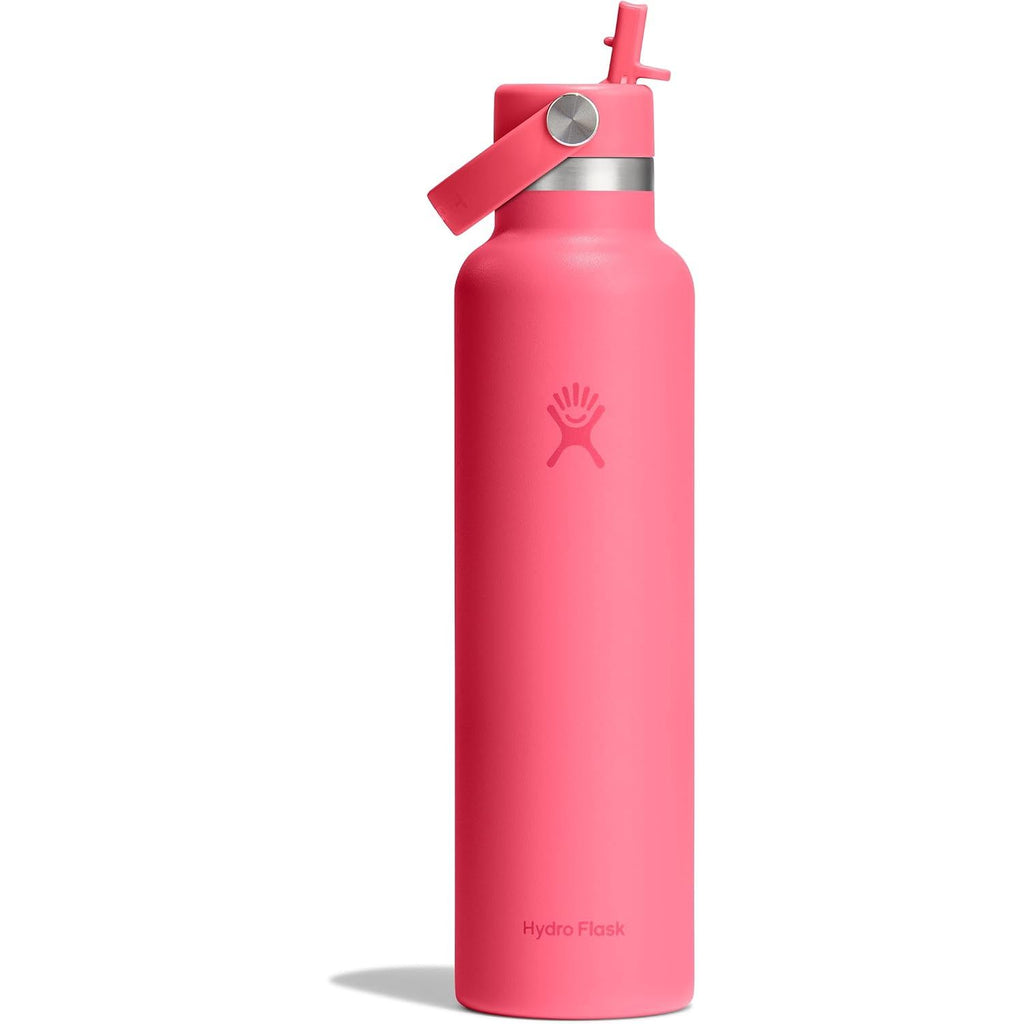 Hydro Flask Wasserflasche – isolierter Edelstahl – Strohhalmverschluss, auslaufsicher, tropfsicher in 24 Oz Capri Blue