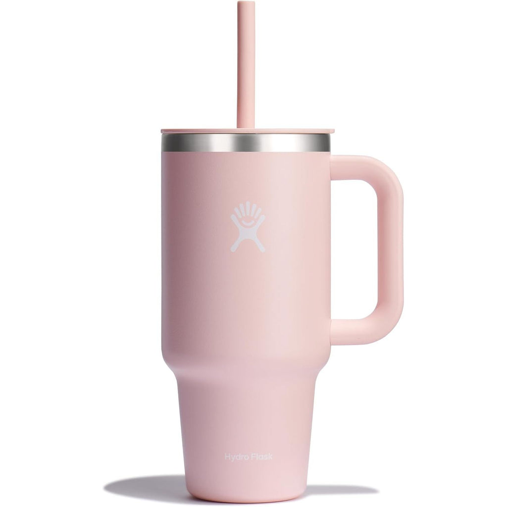 Hydro Flask Travel Tumbler mit Griff, Deckel und Trinkhalm – Isolierter Edelstahl, 40 Oz Trillium
