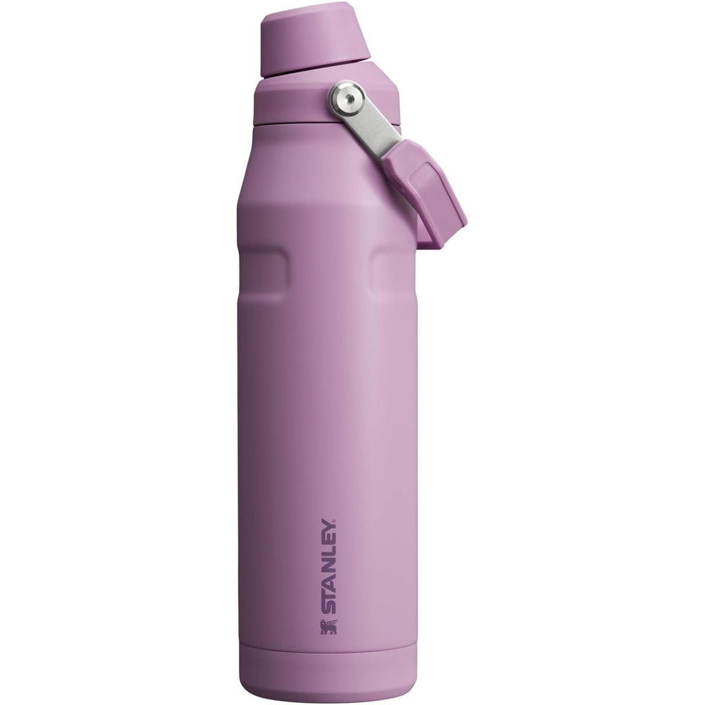 Stanley IceFlow Fast Flow Wasserflasche 709 ml | Abgewinkelter Ausgießerdeckel | Leicht und auslaufsicher für Reisen und Sport | Isolierter Edelstahl | BPA-frei | Rosenquarz