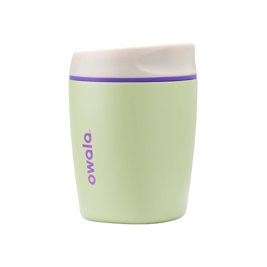 Owala SmoothSip Isolierter Edelstahl-Kaffeebecher, wiederverwendbarer Eiskaffeebecher, Heißkaffee-Reisebecher, BPA-frei, 590 ml, Pink (Watermelon Breeze)