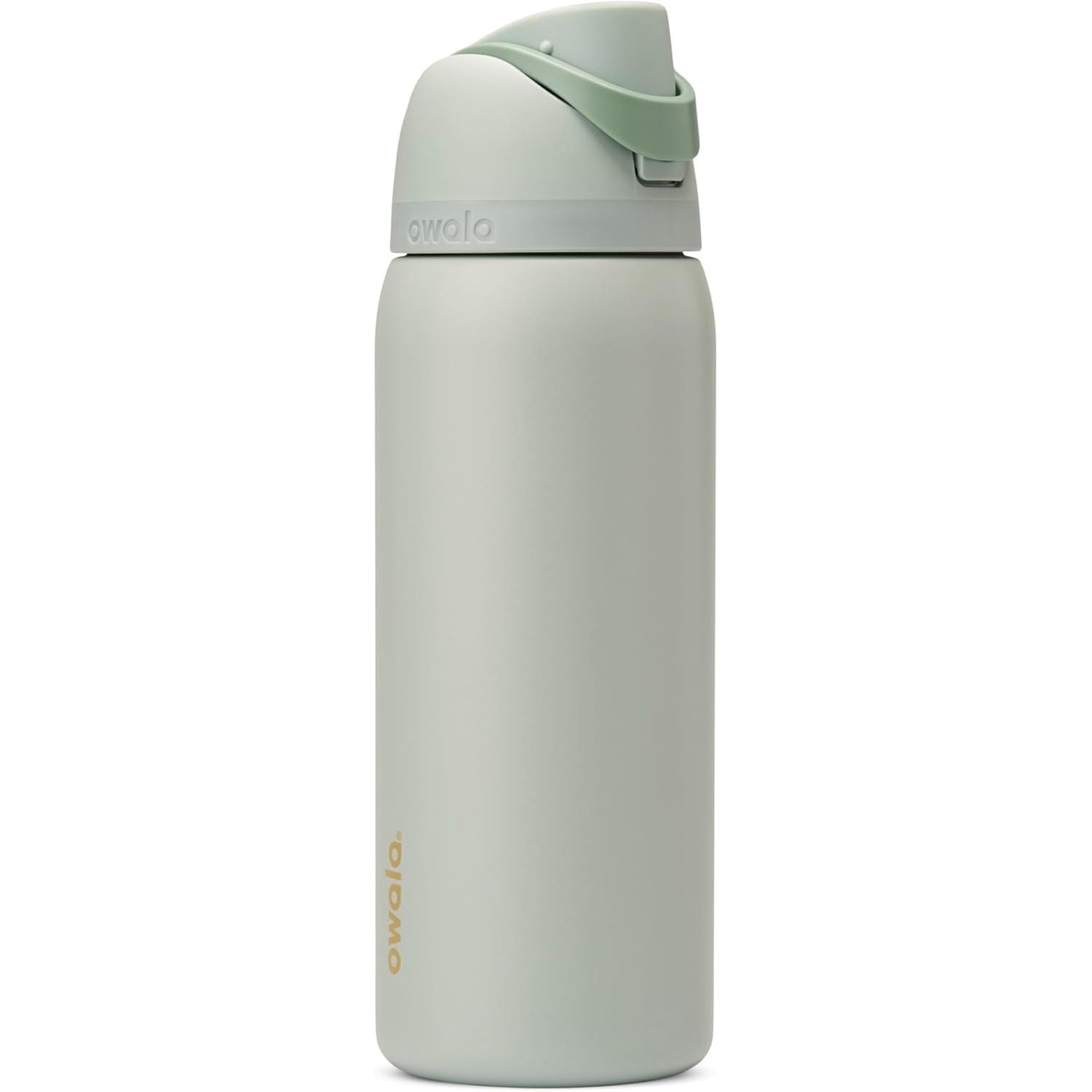 Owala FreeSip Isolierte Edelstahl-Wasserflasche mit Strohhalm für Sport und Reise, BPA-frei, 950 ml, Foggy Tide
