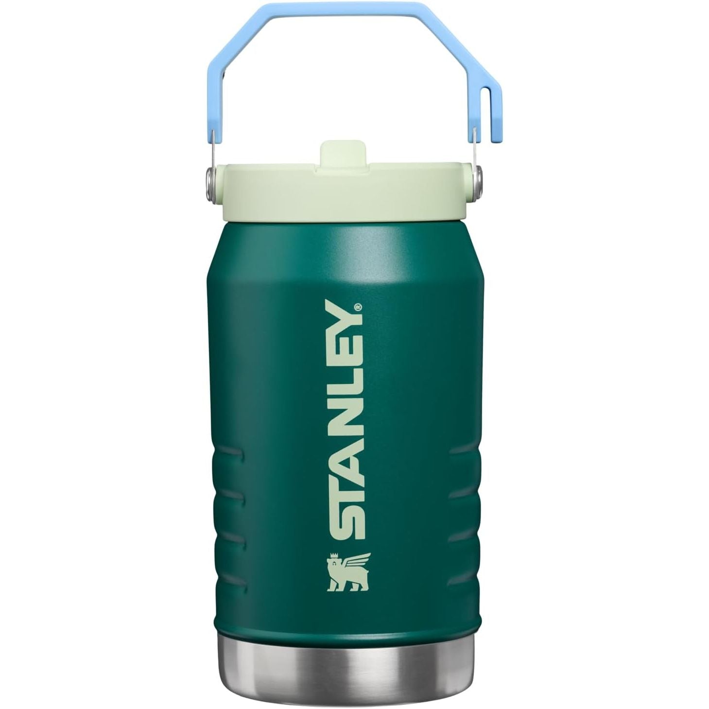 Stanley IceFlow 2.0 Flip Straw Kanne mit Griff 40 oz | Schraubverschluss und hochklappbarer Trinkhalm | Auslaufsicher für Reise und Sport | Isolierter Edelstahl | BPA-frei | Dried Pine