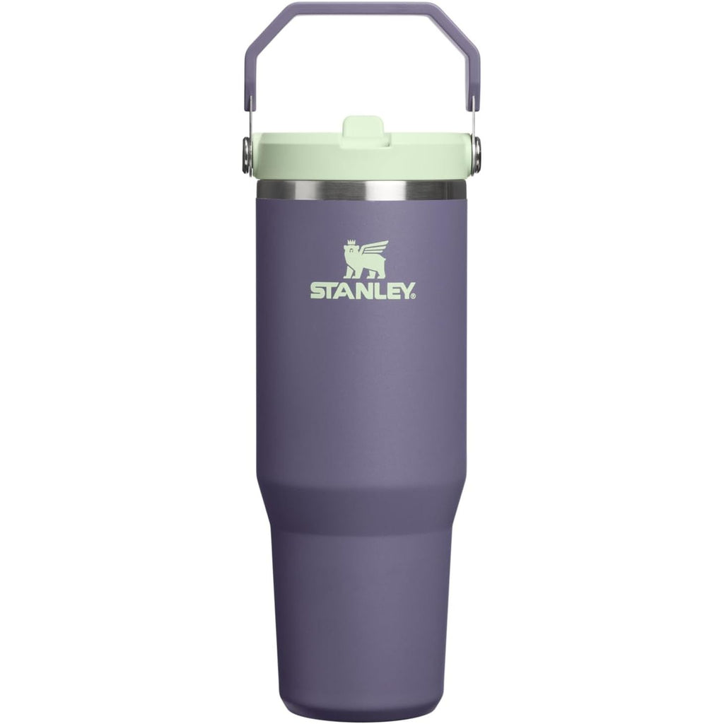 STANLEY IceFlow 2.0 Flip Straw Tumbler mit Griff 887 ml | Drehverschluss und Klappstrohhalm | Auslaufsichere Wasserflasche | Isolierter Edelstahl | BPA-frei | Rose Quarz 2.0