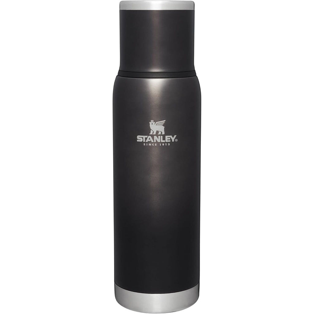 Stanley Adventure-To-Go Vakuumflasche 1,1 l | Weithals mit auslaufsicherem Tassendeckel | Hält Getränke heiß oder kalt | Kompakt für Reisen | Isolierte Edelstahl-Thermflasche | BPA-frei | Spring Green