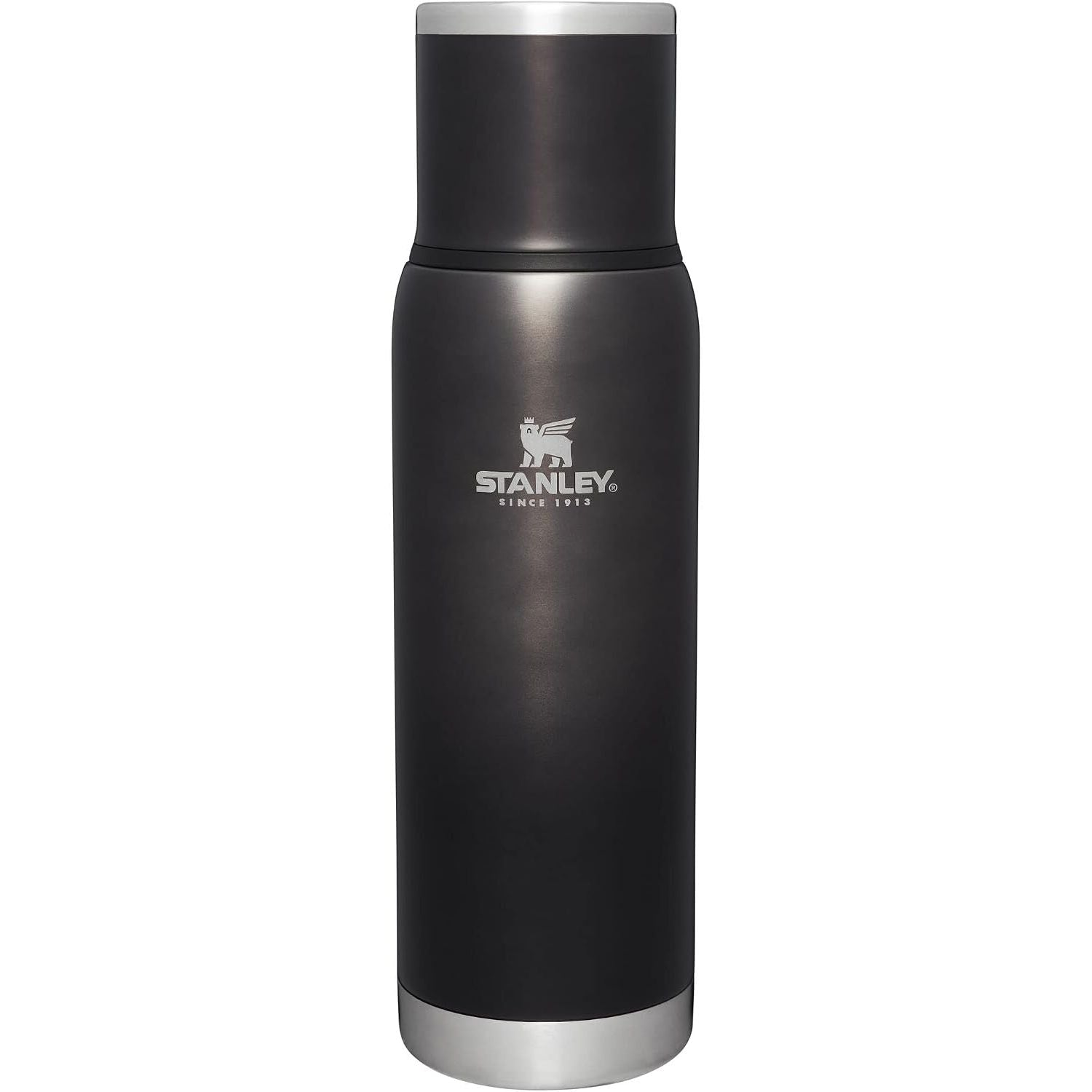 Stanley Adventure-To-Go Vakuumflasche 1,1 l | Weithals mit auslaufsicherem Tassendeckel | Hält Getränke heiß oder kalt | Kompakt für Reisen | Isolierte Edelstahl-Thermflasche | BPA-frei | Spring Green