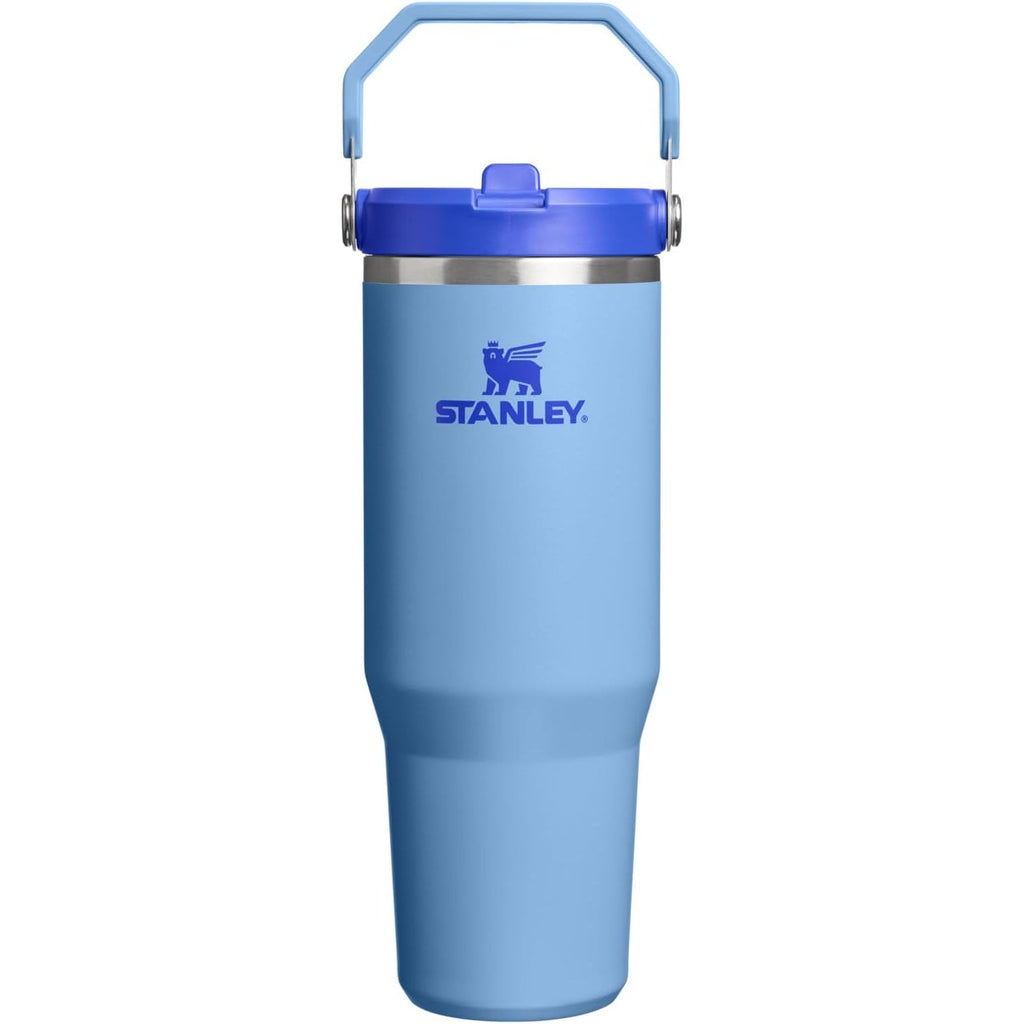 STANLEY IceFlow 2.0 Flip Straw Tumbler mit Griff 887 ml | Drehverschluss und Klappstrohhalm | Auslaufsichere Wasserflasche | Isolierter Edelstahl | BPA-frei | Rose Quarz 2.0