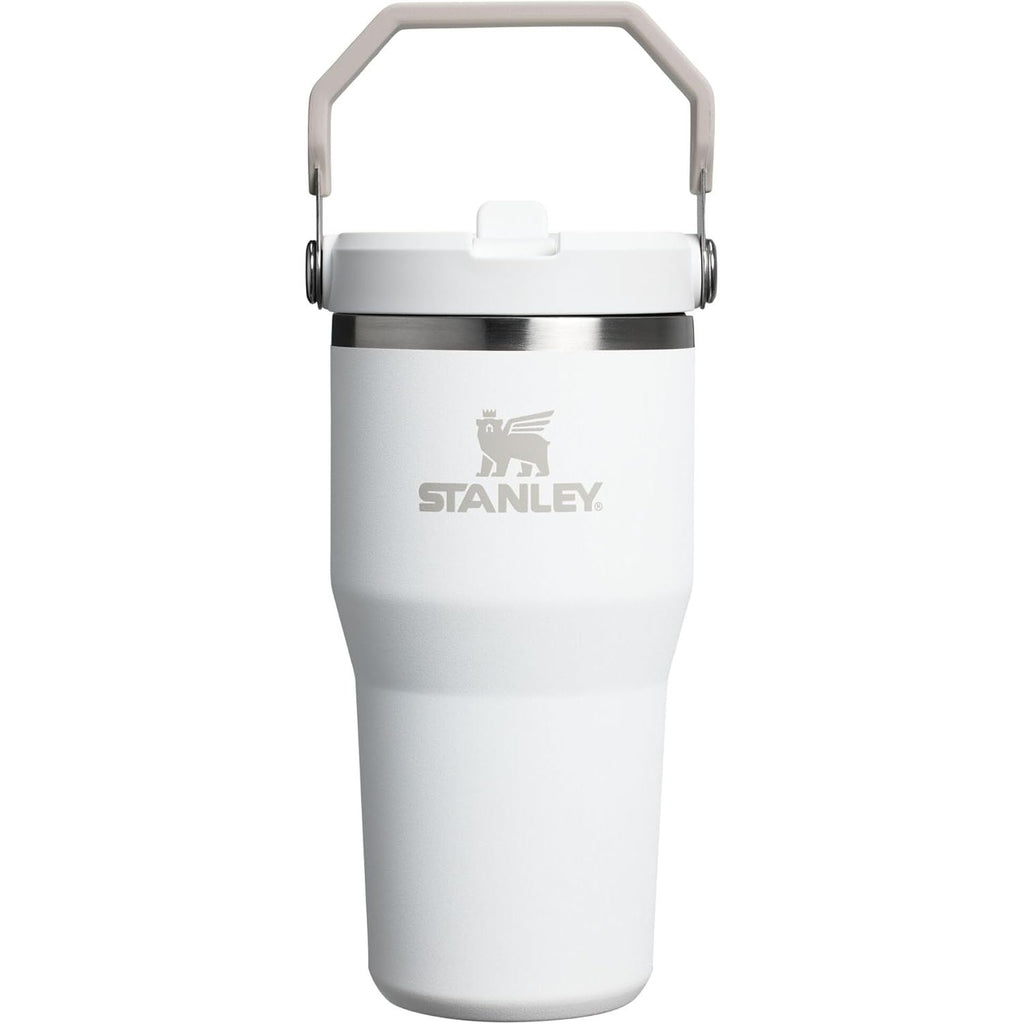 STANLEY IceFlow 2.0 Flip Straw Tumbler mit Griff 887 ml | Drehverschluss und Klappstrohhalm | Auslaufsichere Wasserflasche | Isolierter Edelstahl | BPA-frei | Rose Quarz 2.0