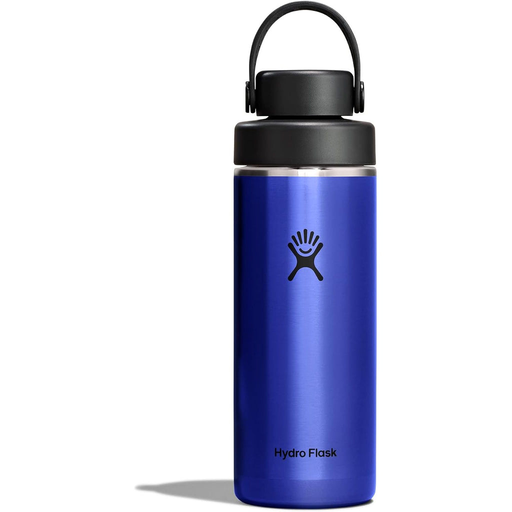 Hydro Flask Lightweight Wide Flex Chug Cap - Isolierte Edelstahl-Wasserflasche 16 Oz Obsidian
