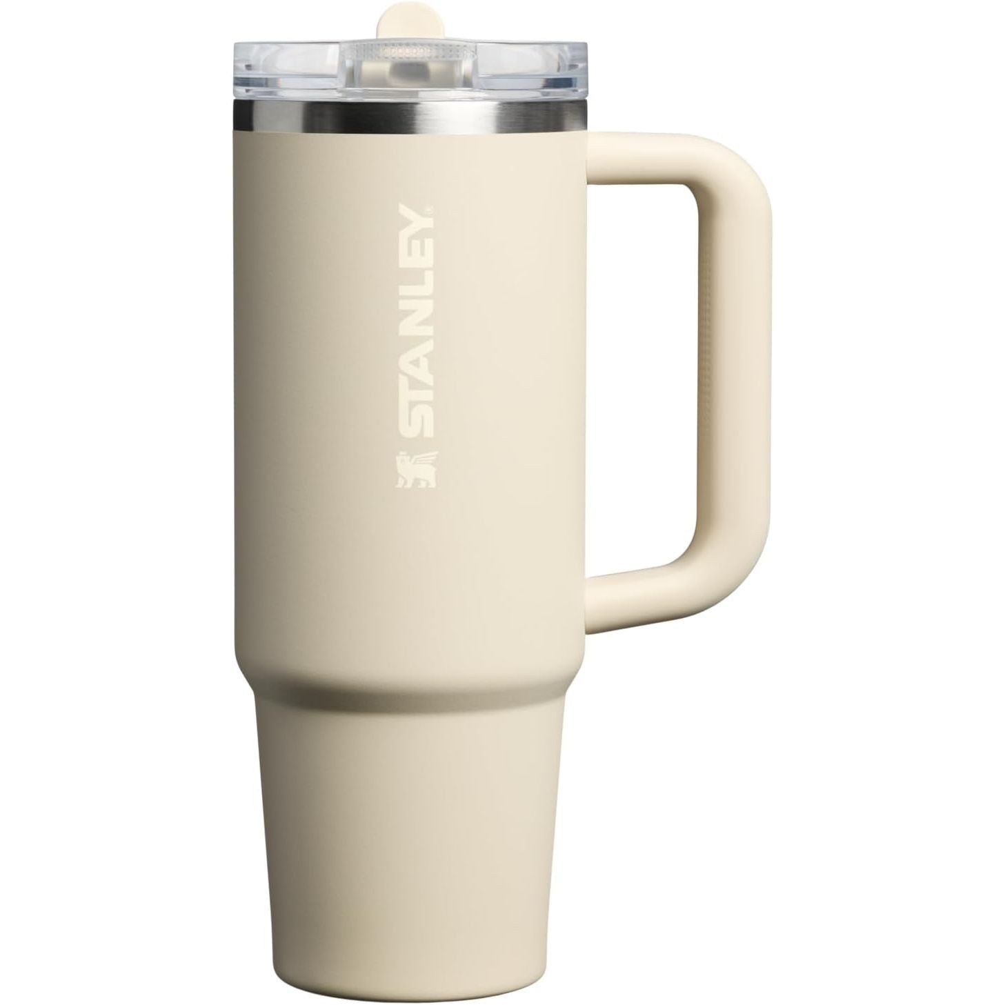 STANLEY Quencher ProTour Flip Straw Tumbler mit auslaufsicherem Deckel 1,2 Liter | Integrierter Strohhalm und Griff | Passt in Becherhalter für Reisen | Isolierter Edelstahlbecher | BPA-frei | Rosenquarz