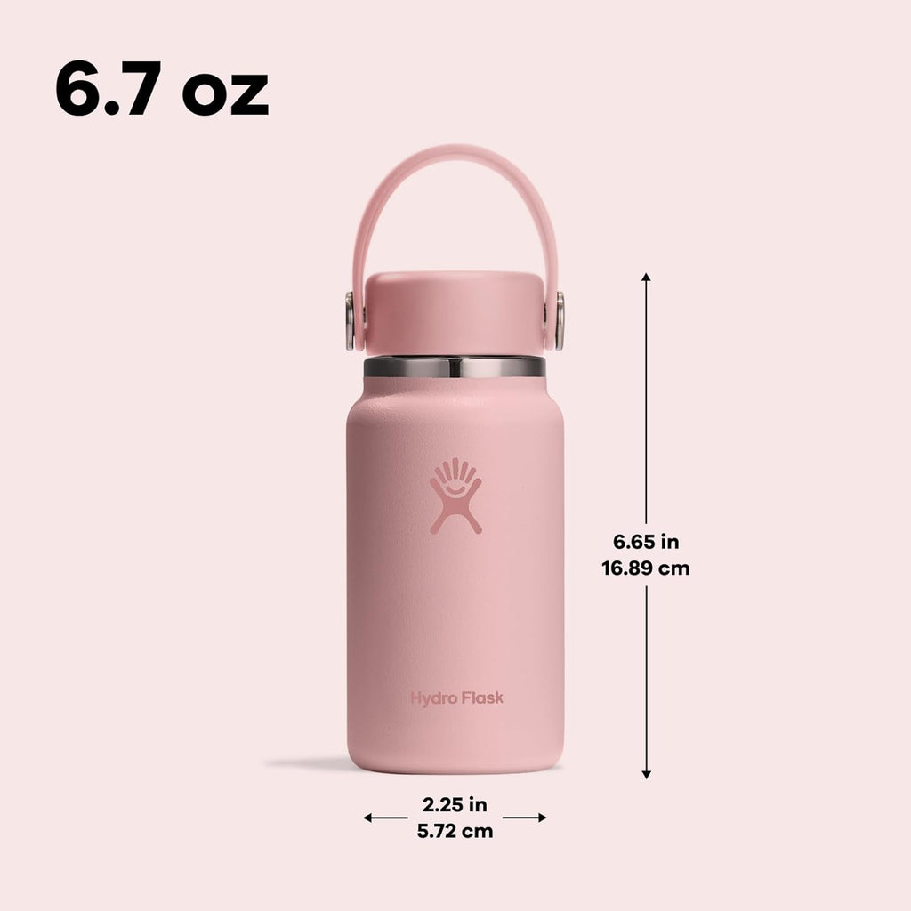Hydro Flask Micro Bottle – Auslaufsichere Taschenflasche – Isolierte Mini-Wasserflasche 198 ml Aloe