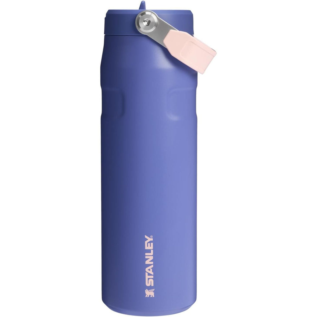 Stanley IceFlow Flip Straw 2.0 Wasserflasche 709 ml | Integrierter Strohhalm mit größerer Öffnung | Leicht und auslaufsicher | Isolierter Edelstahl | BPA-frei | Twilight