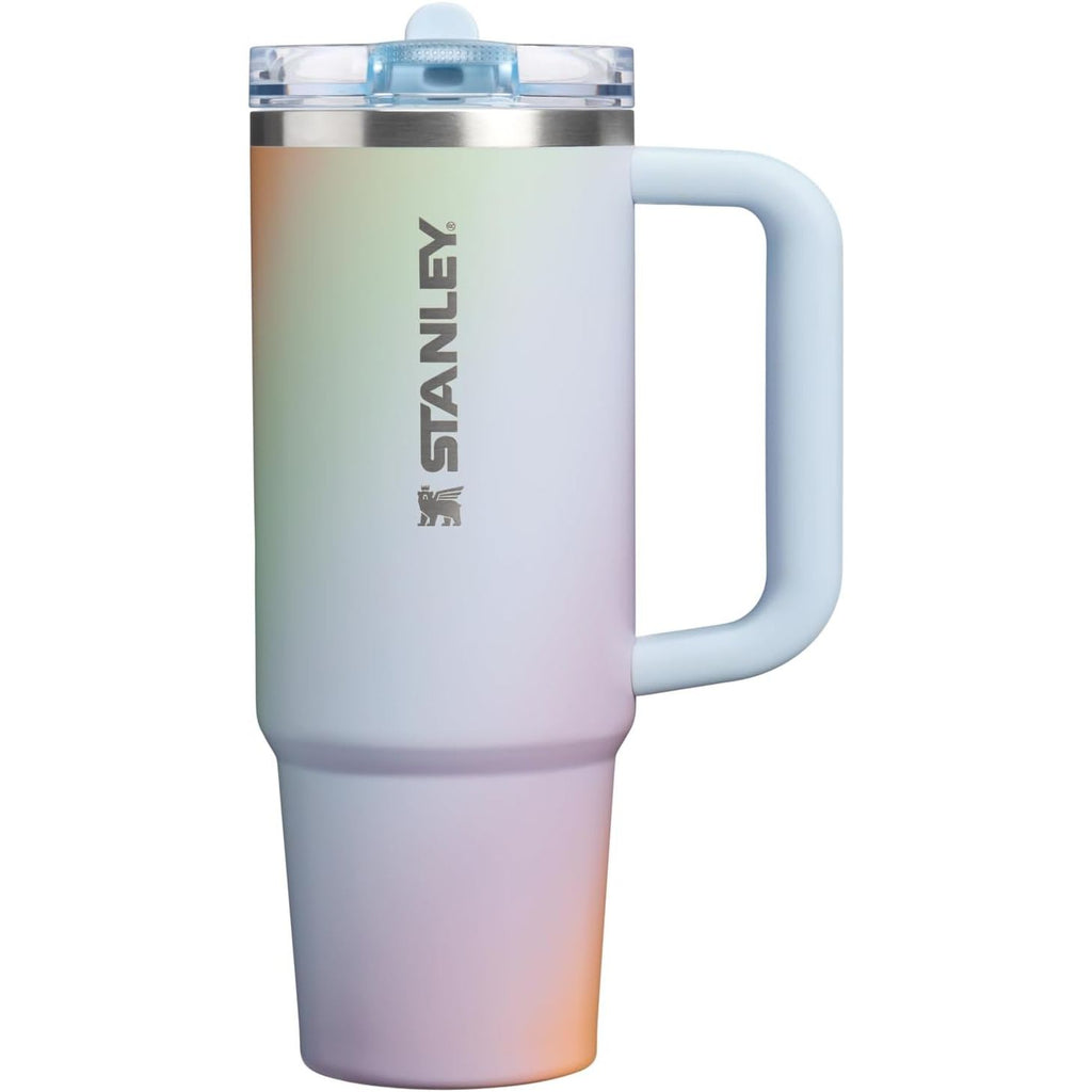 STANLEY Quencher ProTour Flip Straw Tumbler mit auslaufsicherem Deckel 1,2 Liter | Integrierter Strohhalm und Griff | Passt in Becherhalter für Reisen | Isolierter Edelstahlbecher | BPA-frei | Rosenquarz