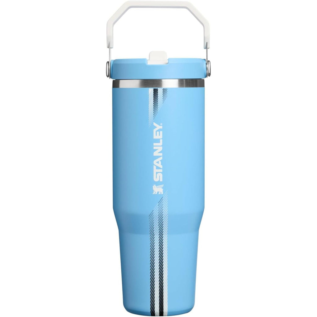STANLEY IceFlow 2.0 Flip Straw Tumbler mit Griff 887 ml | Drehverschluss und Klappstrohhalm | Auslaufsichere Wasserflasche | Isolierter Edelstahl | BPA-frei | Rose Quarz 2.0