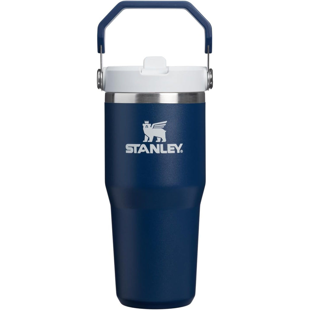 STANLEY IceFlow 2.0 Flip Straw Tumbler mit Griff 887 ml | Drehverschluss und Klappstrohhalm | Auslaufsichere Wasserflasche | Isolierter Edelstahl | BPA-frei | Rose Quarz 2.0