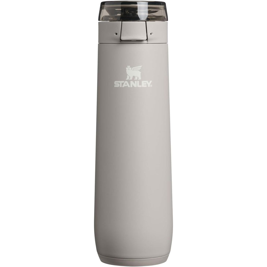 STANLEY Flowstate™ Spring Bottle | Auslaufsichere Trinkflasche mit Tragegriff & aufklappbarem Verschluss | Isolierter Edelstahl | Passt in die meisten Getränkehalter | BPA-frei | 590 ml | Champagner