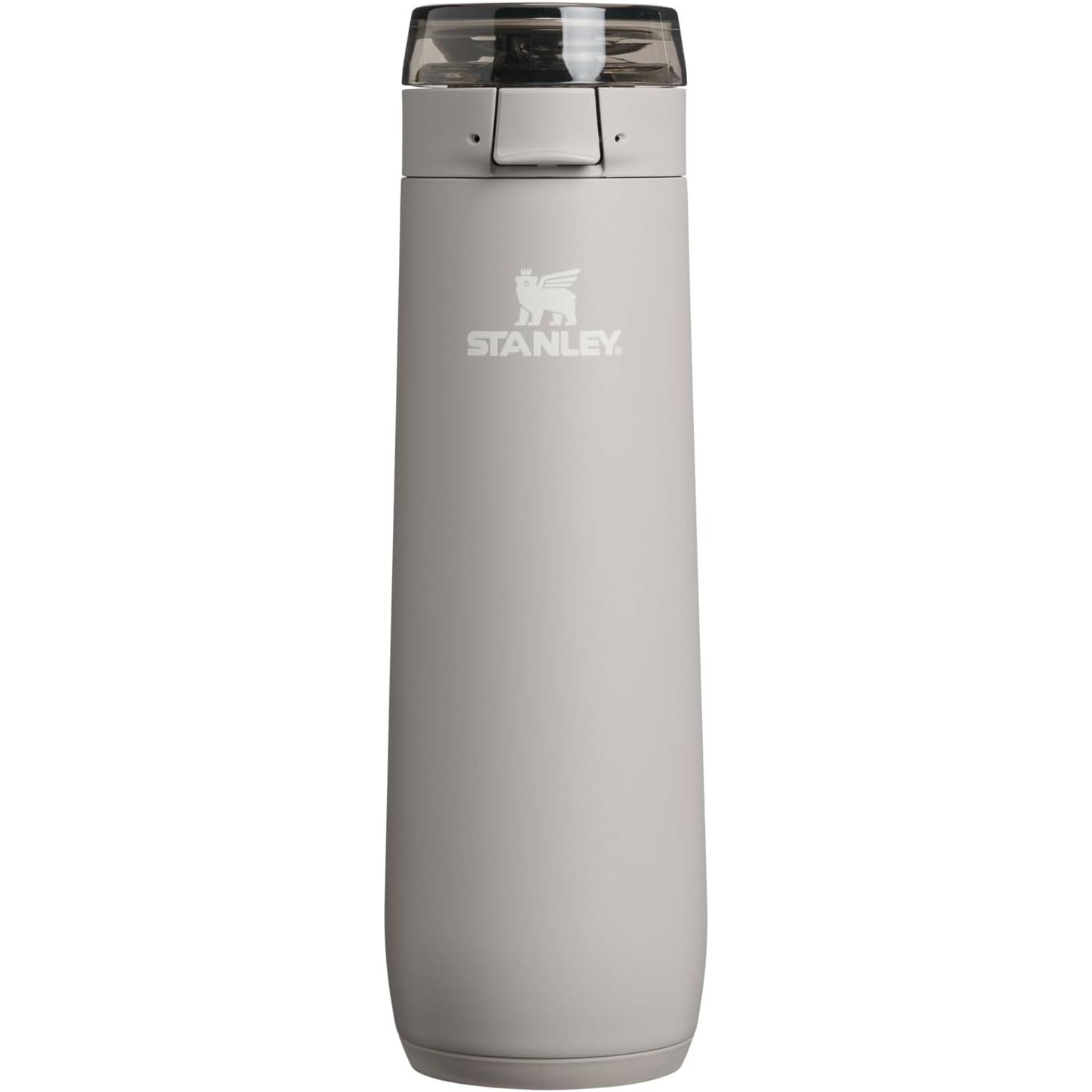STANLEY Flowstate™ Spring Bottle | Auslaufsichere Trinkflasche mit Tragegriff & aufklappbarem Verschluss | Isolierter Edelstahl | Passt in die meisten Getränkehalter | BPA-frei | 590 ml | Champagner