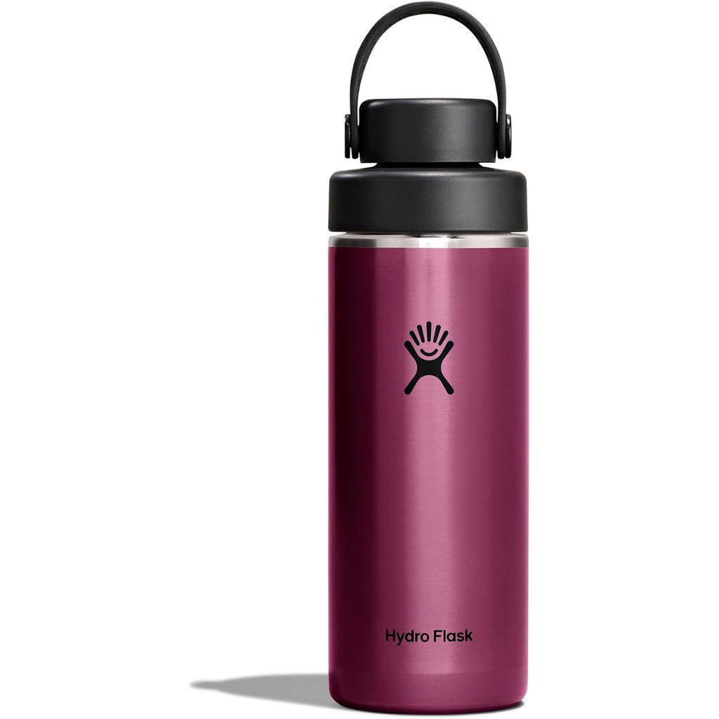 Hydro Flask Lightweight Wide Flex Chug Cap - Isolierte Edelstahl-Wasserflasche 16 Oz Obsidian