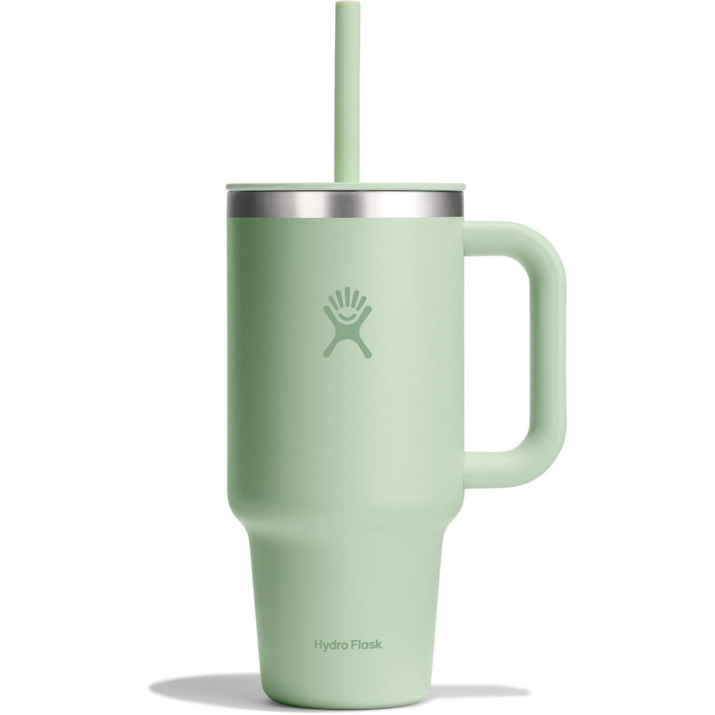 Hydro Flask Travel Tumbler mit Griff, Deckel und Trinkhalm – Isolierter Edelstahl, 40 Oz Trillium