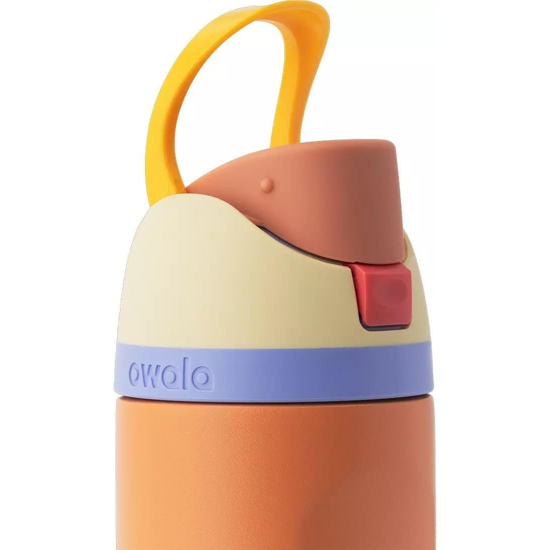 Owala FreeSip Edelstahl-Wasserflasche, Lemon Meringue, 710 ml