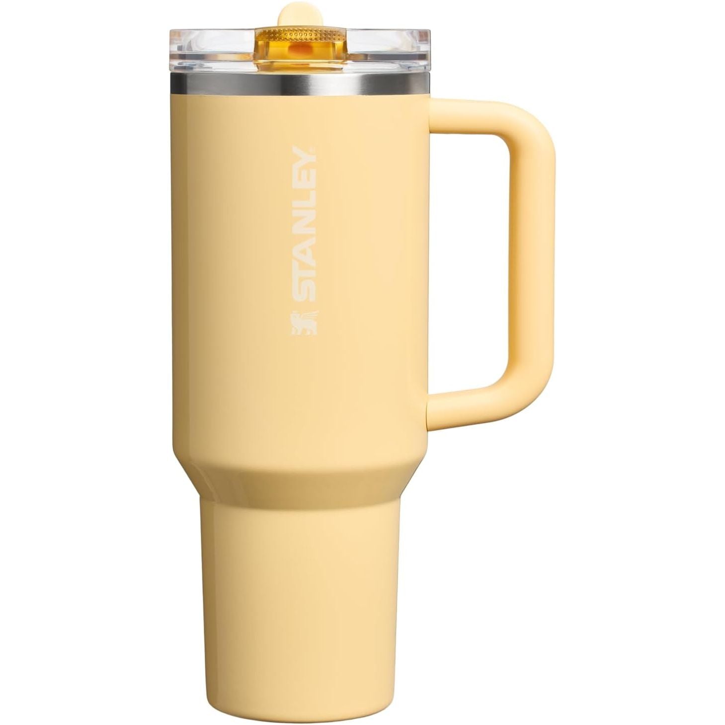 STANLEY Quencher ProTour Flip Straw Tumbler mit auslaufsicherem Deckel 1,2 Liter | Integrierter Strohhalm und Griff | Passt in Becherhalter für Reisen | Isolierter Edelstahlbecher | BPA-frei | Rosenquarz