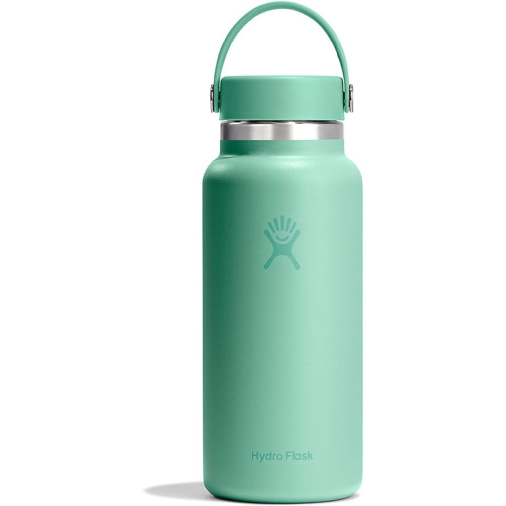Hydro Flask Wasserflasche – isolierter Edelstahl – Weithals-Flex-Deckel, auslaufsicher, tropffrei und wiederbefüllbar, 590 ml Harbor Blue