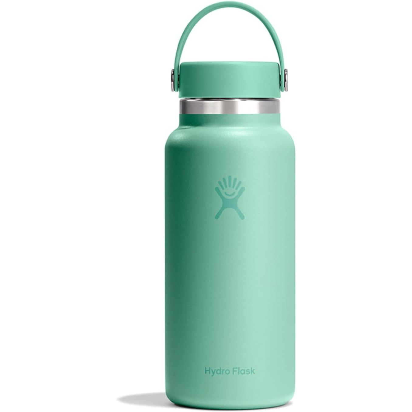 Hydro Flask Wasserflasche – isolierter Edelstahl – Weithals-Flex-Deckel, auslaufsicher, tropffrei und wiederbefüllbar, 590 ml Harbor Blue