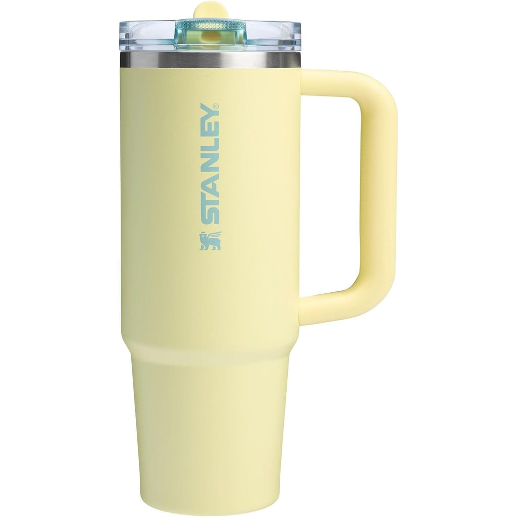 STANLEY Quencher ProTour Flip Straw Tumbler mit auslaufsicherem Deckel 1,2 Liter | Integrierter Strohhalm und Griff | Passt in Becherhalter für Reisen | Isolierter Edelstahlbecher | BPA-frei | Rosenquarz