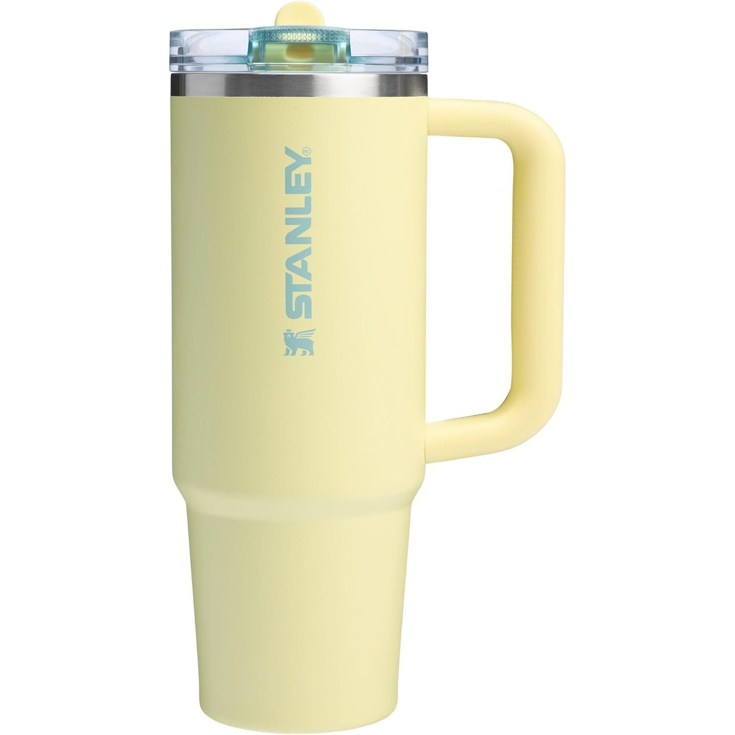 STANLEY Quencher ProTour Flip Straw Tumbler mit auslaufsicherem Deckel 1,2 Liter | Integrierter Strohhalm und Griff | Passt in Becherhalter für Reisen | Isolierter Edelstahlbecher | BPA-frei | Rosenquarz