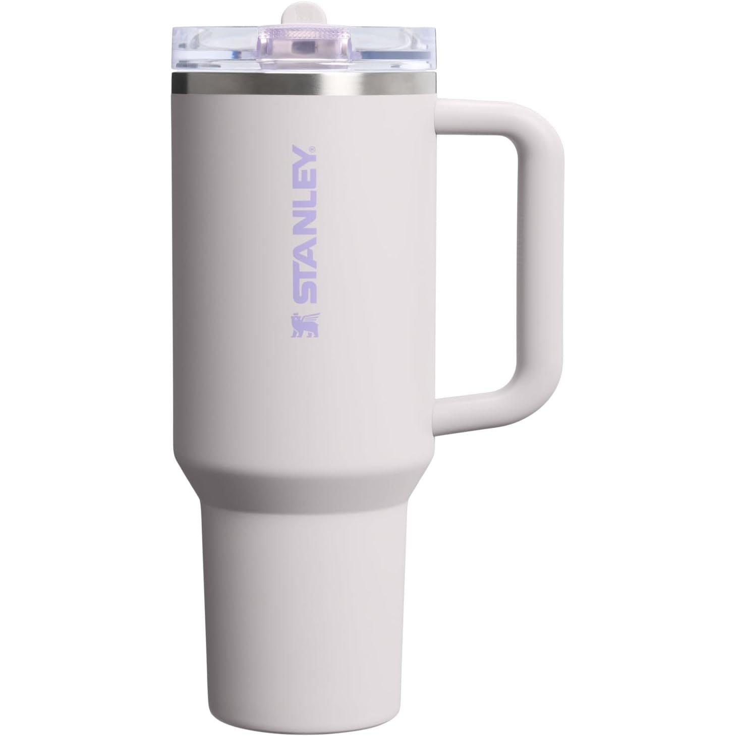 STANLEY Quencher ProTour Flip Straw Tumbler mit auslaufsicherem Deckel 1,2 Liter | Integrierter Strohhalm und Griff | Passt in Becherhalter für Reisen | Isolierter Edelstahlbecher | BPA-frei | Rosenquarz
