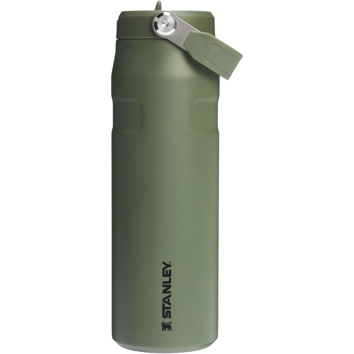 Stanley IceFlow Flip Straw 2.0 Wasserflasche 709 ml | Integrierter Strohhalm mit größerer Öffnung | Leicht und auslaufsicher | Isolierter Edelstahl | BPA-frei | Twilight