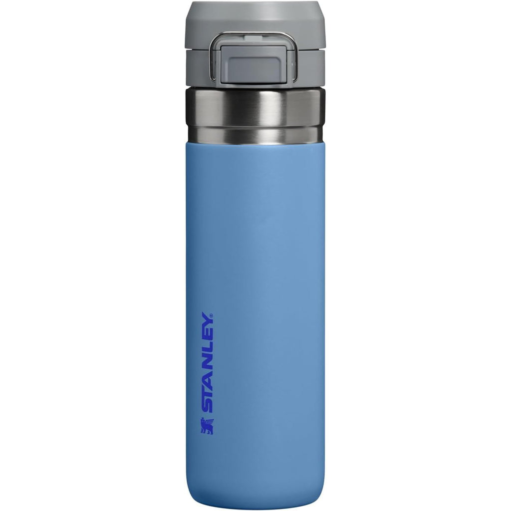STANLEY Quick Flip GO Wasserflasche 700 ml | Deckel mit Druckknopf | Auslaufsicher und kompakt für Reisen und Sport | Isolierter Edelstahl | BPA-frei | Blue Sky