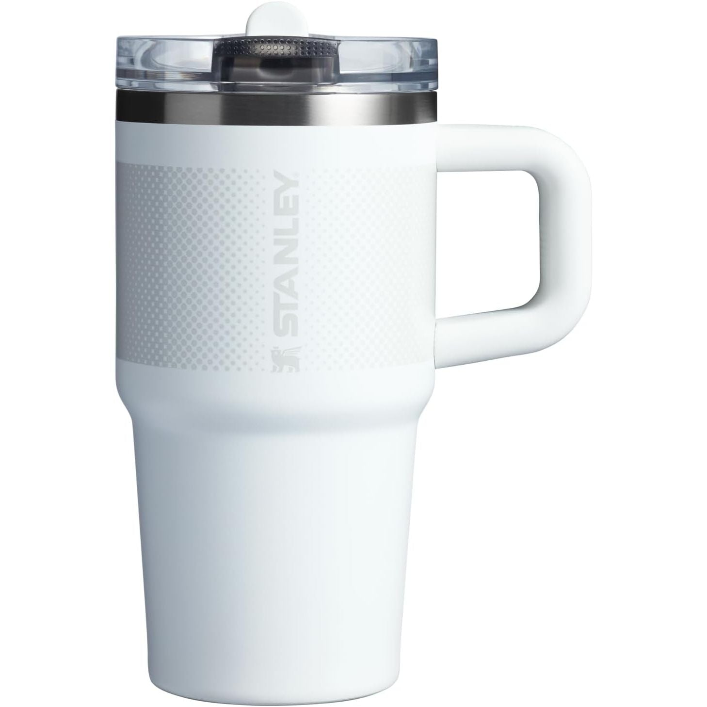 STANLEY Quencher ProTour Flip Straw Tumbler mit auslaufsicherem Deckel 1,2 Liter | Integrierter Strohhalm und Griff | Passt in Becherhalter für Reisen | Isolierter Edelstahlbecher | BPA-frei | Rosenquarz