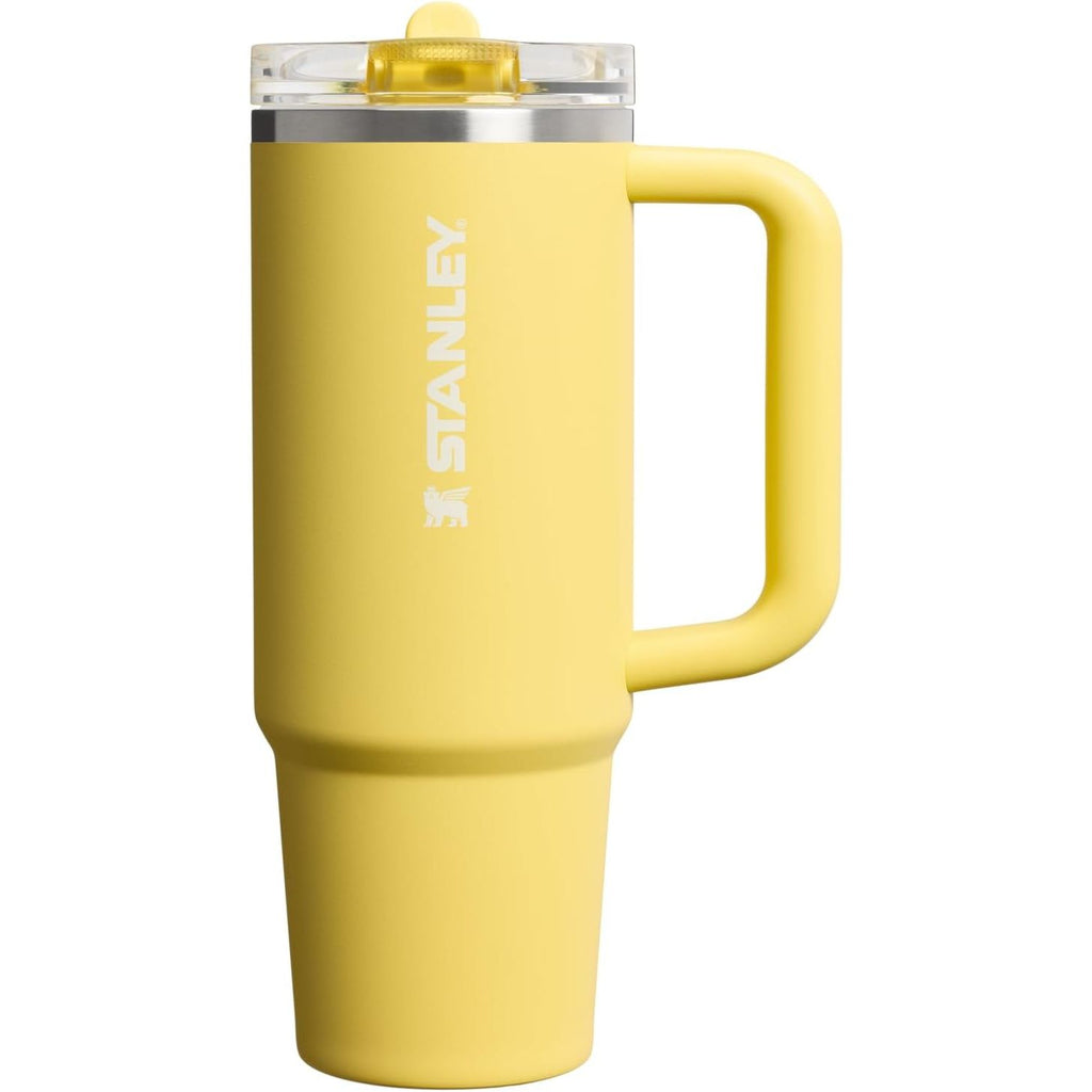 STANLEY Quencher ProTour Flip Straw Tumbler mit auslaufsicherem Deckel 1,2 Liter | Integrierter Strohhalm und Griff | Passt in Becherhalter für Reisen | Isolierter Edelstahlbecher | BPA-frei | Rosenquarz