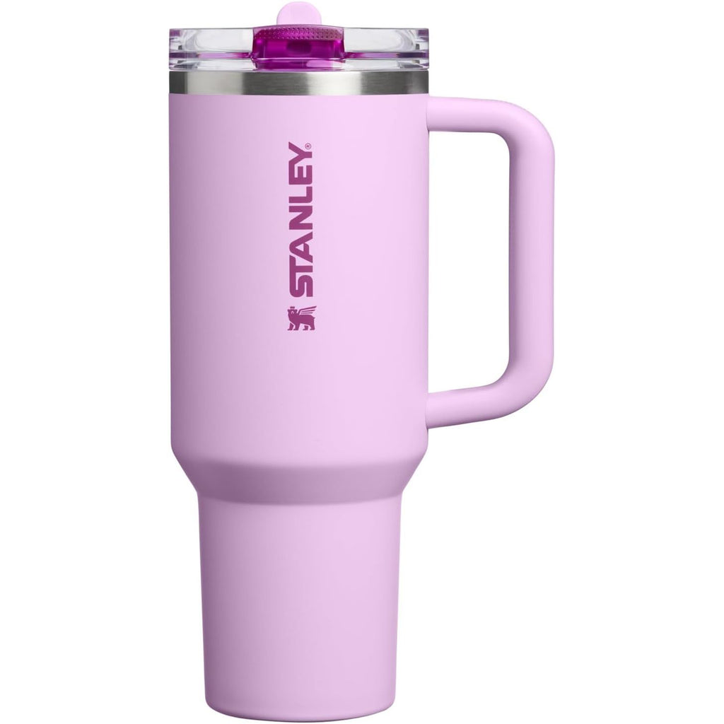 STANLEY Quencher ProTour Flip Straw Tumbler mit auslaufsicherem Deckel 1,2 Liter | Integrierter Strohhalm und Griff | Passt in Becherhalter für Reisen | Isolierter Edelstahlbecher | BPA-frei | Rosenquarz