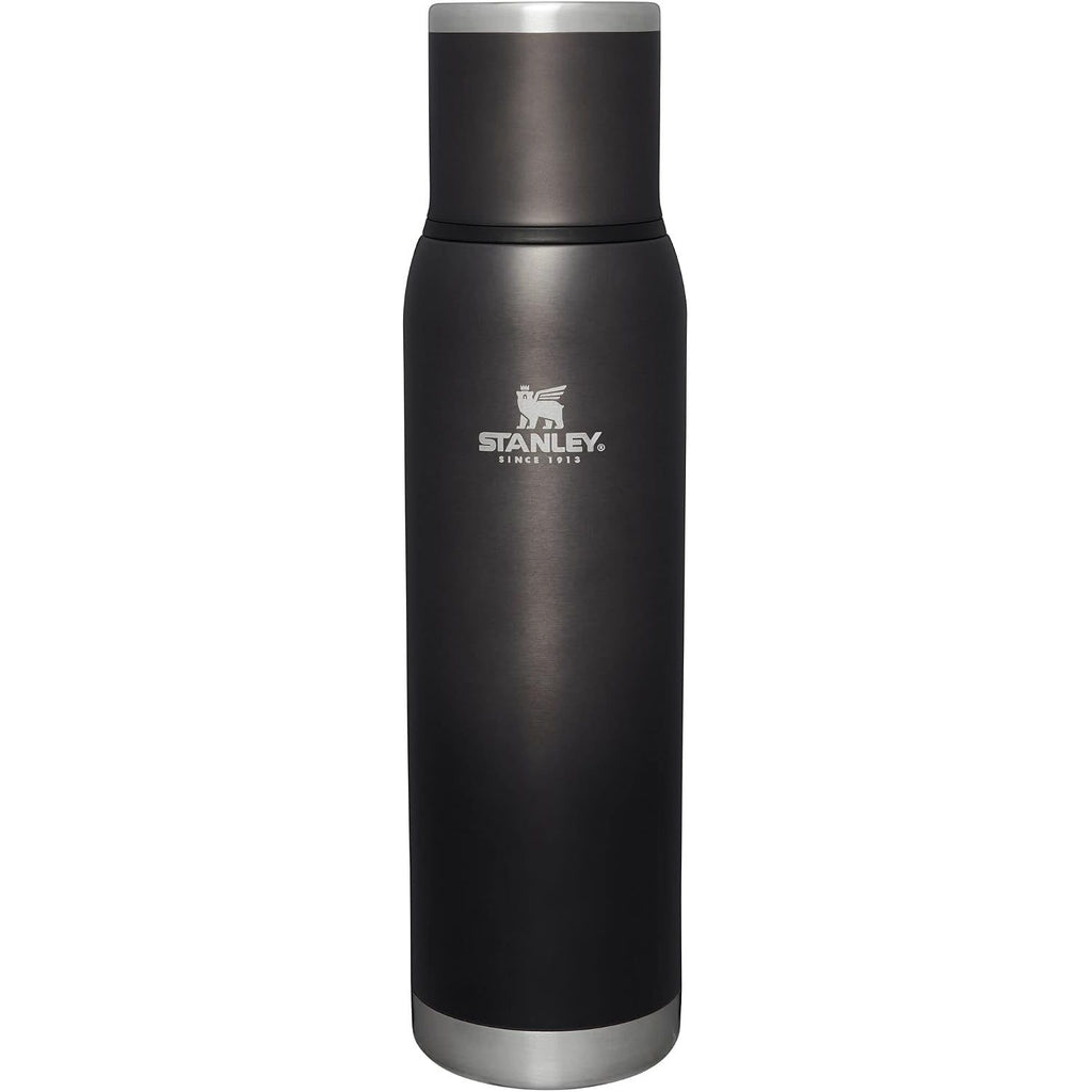 Stanley Adventure-To-Go Vakuumflasche 1,1 l | Weithals mit auslaufsicherem Tassendeckel | Hält Getränke heiß oder kalt | Kompakt für Reisen | Isolierte Edelstahl-Thermflasche | BPA-frei | Spring Green