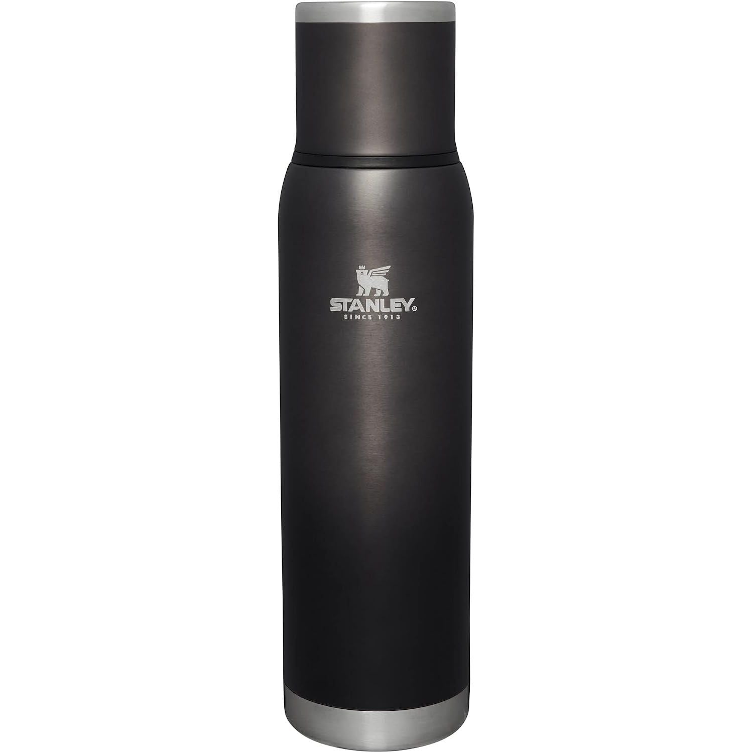 Stanley Adventure-To-Go Vakuumflasche 1,1 l | Weithals mit auslaufsicherem Tassendeckel | Hält Getränke heiß oder kalt | Kompakt für Reisen | Isolierte Edelstahl-Thermflasche | BPA-frei | Spring Green