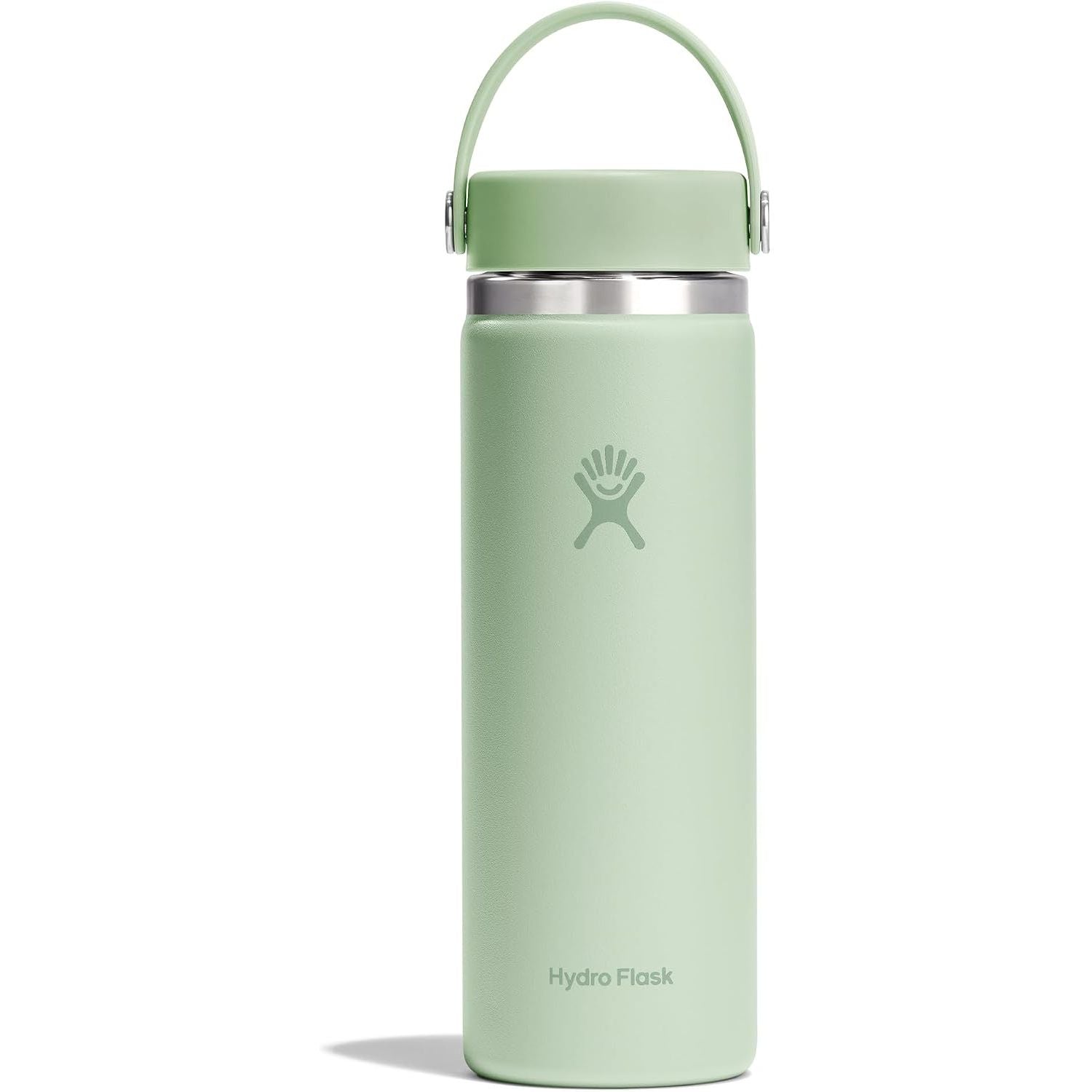 Hydro Flask Wasserflasche – isolierter Edelstahl – Weithals-Flex-Deckel, auslaufsicher, tropffrei und wiederbefüllbar, 590 ml Harbor Blue