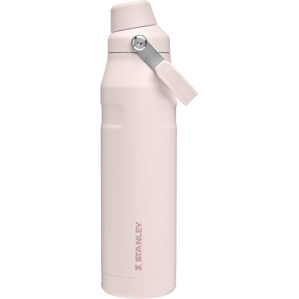 Stanley IceFlow Fast Flow Wasserflasche 709 ml | Abgewinkelter Ausgießerdeckel | Leicht und auslaufsicher für Reisen und Sport | Isolierter Edelstahl | BPA-frei | Rosenquarz
