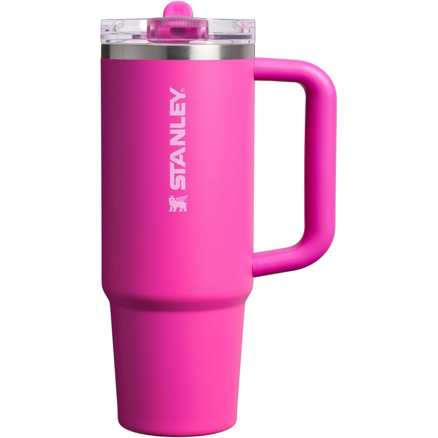 STANLEY Quencher ProTour Flip Straw Tumbler mit auslaufsicherem Deckel 1,2 Liter | Integrierter Strohhalm und Griff | Passt in Becherhalter für Reisen | Isolierter Edelstahlbecher | BPA-frei | Rosenquarz