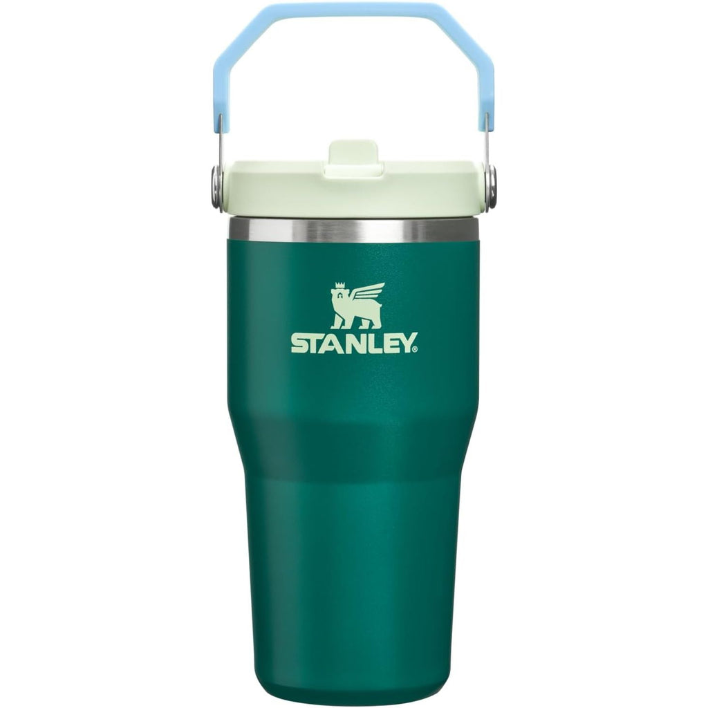 STANLEY IceFlow 2.0 Flip Straw Tumbler mit Griff 887 ml | Drehverschluss und Klappstrohhalm | Auslaufsichere Wasserflasche | Isolierter Edelstahl | BPA-frei | Rose Quarz 2.0