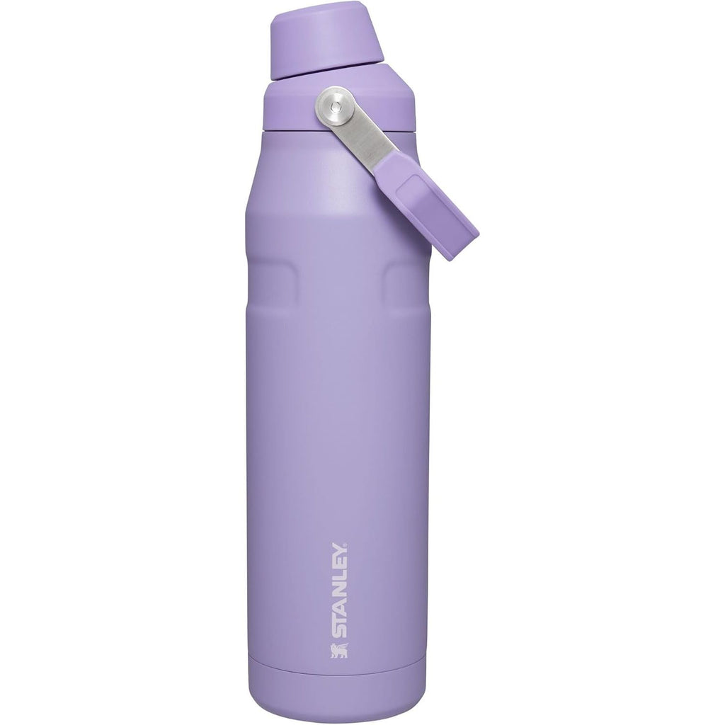 Stanley IceFlow Fast Flow Wasserflasche 709 ml | Abgewinkelter Ausgießerdeckel | Leicht und auslaufsicher für Reisen und Sport | Isolierter Edelstahl | BPA-frei | Rosenquarz