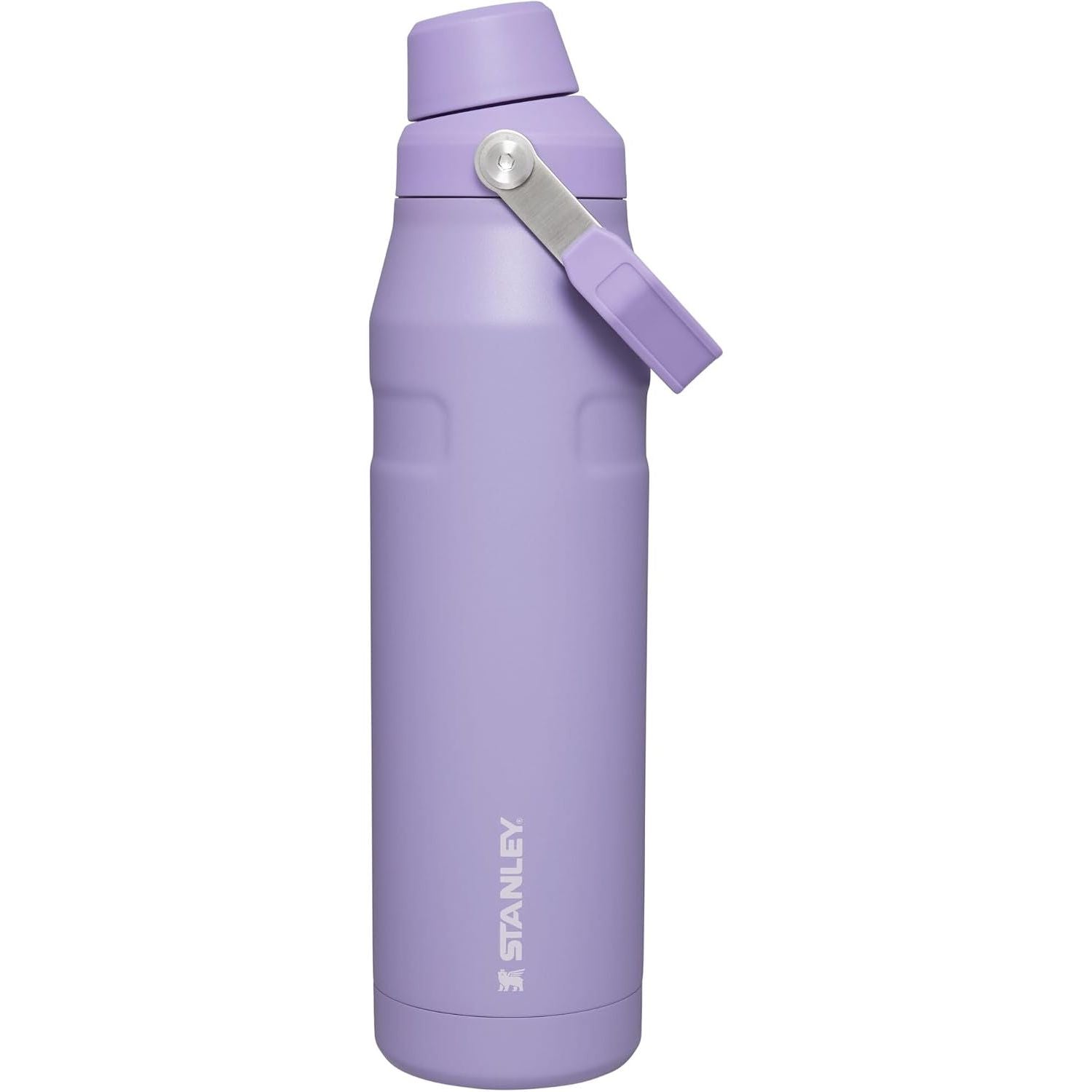 Stanley IceFlow Fast Flow Wasserflasche 709 ml | Abgewinkelter Ausgießerdeckel | Leicht und auslaufsicher für Reisen und Sport | Isolierter Edelstahl | BPA-frei | Rosenquarz