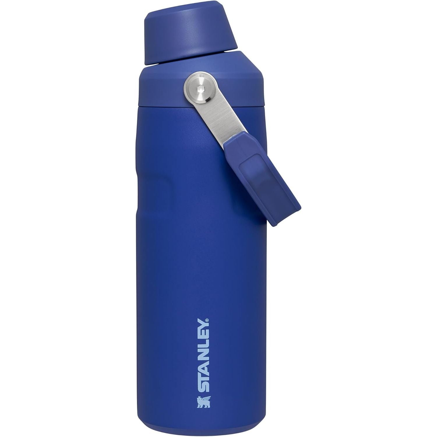 Stanley IceFlow Fast Flow Wasserflasche 709 ml | Abgewinkelter Ausgießerdeckel | Leicht und auslaufsicher für Reisen und Sport | Isolierter Edelstahl | BPA-frei | Rosenquarz