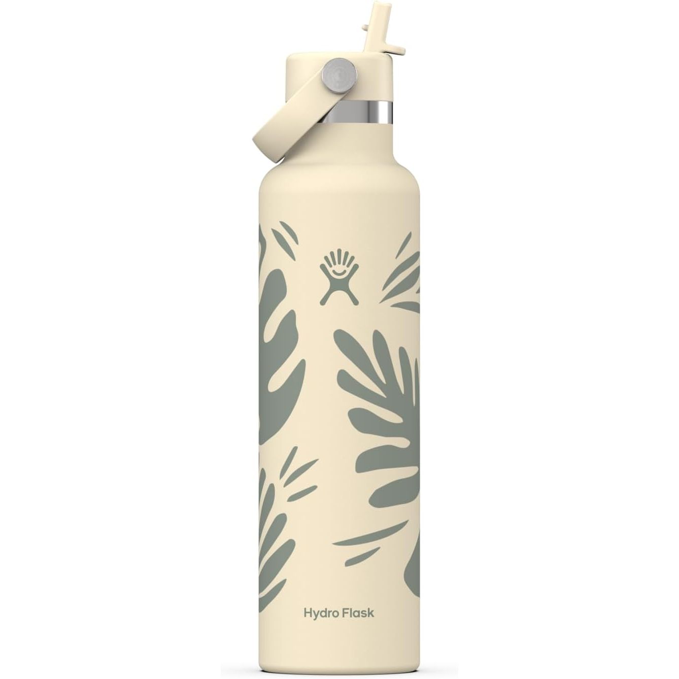 Hydro Flask Wasserflasche – isolierter Edelstahl – Strohhalmverschluss, auslaufsicher, tropfsicher in 24 Oz Capri Blue