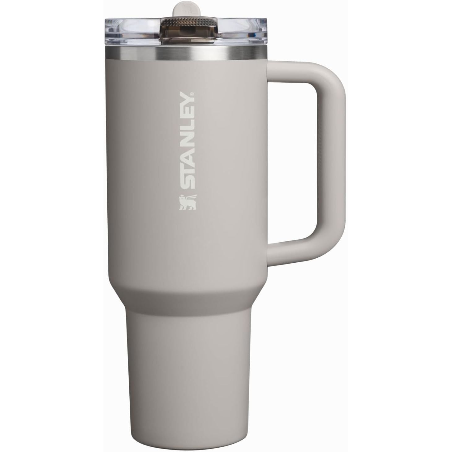 STANLEY Quencher ProTour Flip Straw Tumbler mit auslaufsicherem Deckel 1,2 Liter | Integrierter Strohhalm und Griff | Passt in Becherhalter für Reisen | Isolierter Edelstahlbecher | BPA-frei | Rosenquarz