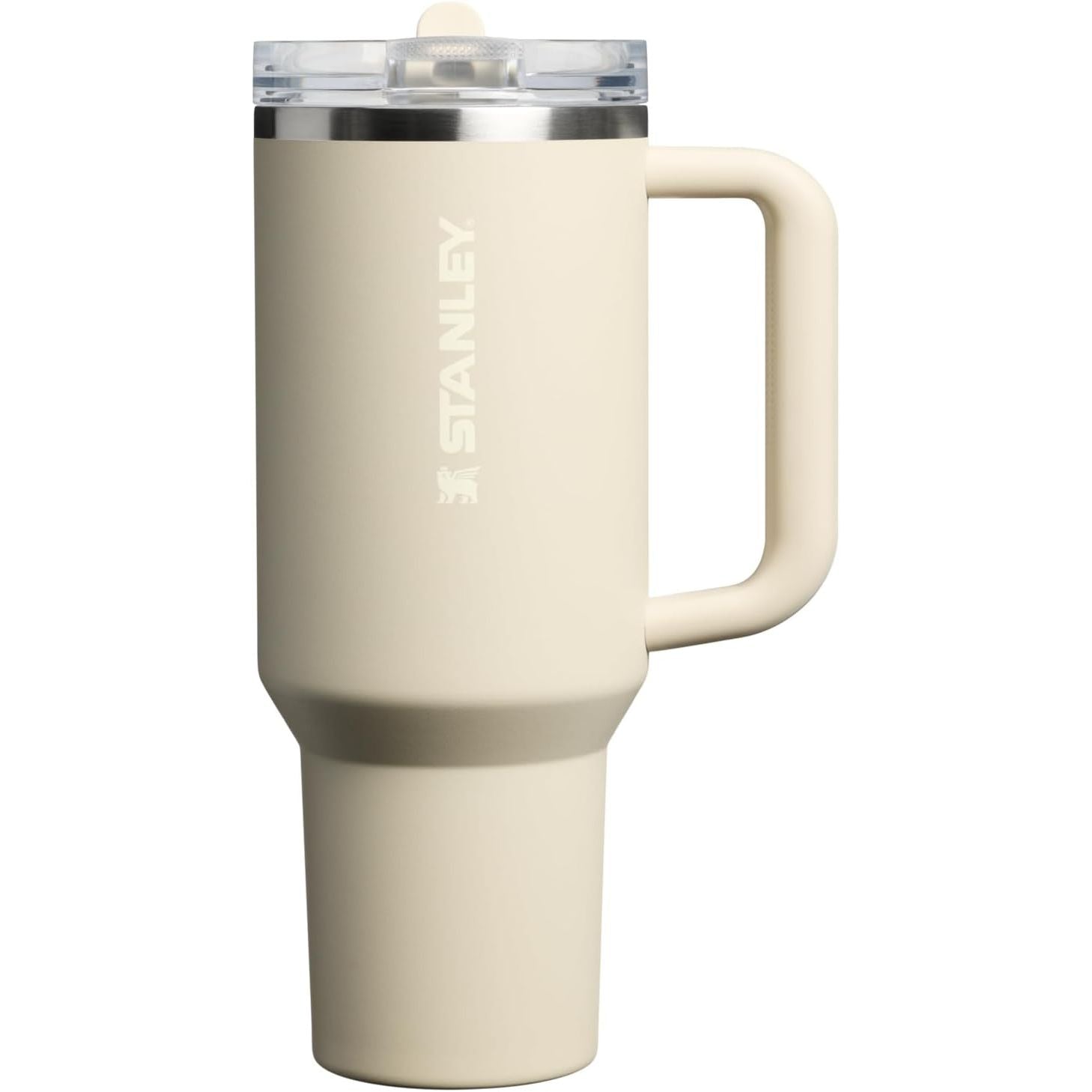 STANLEY Quencher ProTour Flip Straw Tumbler mit auslaufsicherem Deckel 1,2 Liter | Integrierter Strohhalm und Griff | Passt in Becherhalter für Reisen | Isolierter Edelstahlbecher | BPA-frei | Rosenquarz