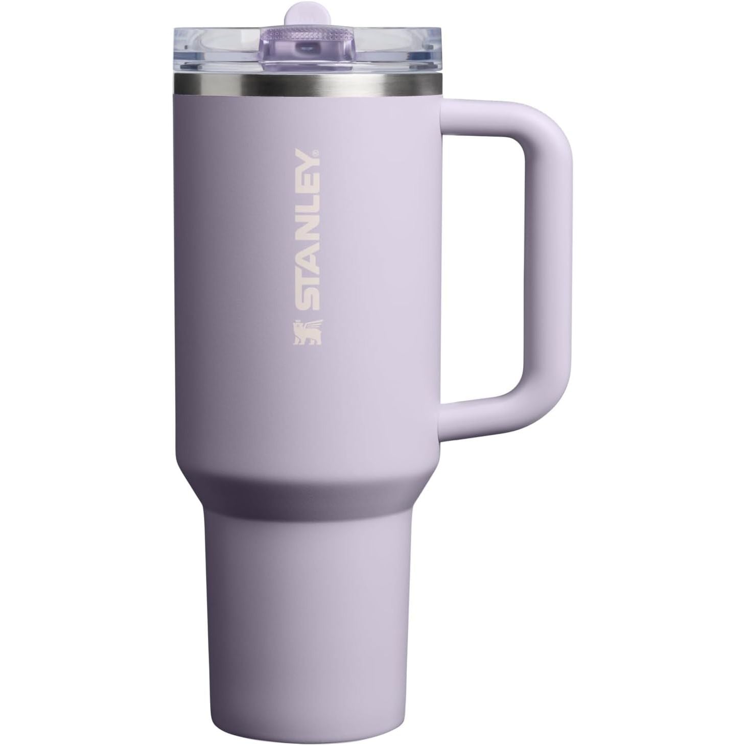 STANLEY Quencher ProTour Flip Straw Tumbler mit auslaufsicherem Deckel 1,2 Liter | Integrierter Strohhalm und Griff | Passt in Becherhalter für Reisen | Isolierter Edelstahlbecher | BPA-frei | Rosenquarz