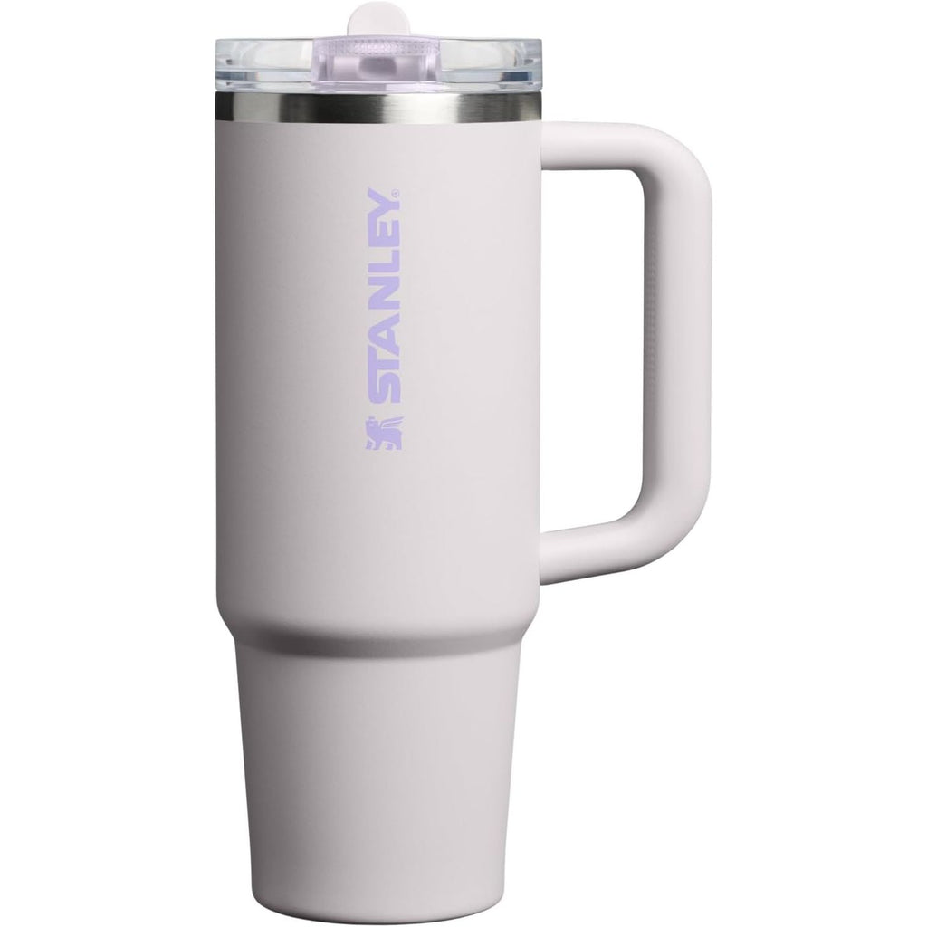 STANLEY Quencher ProTour Flip Straw Tumbler mit auslaufsicherem Deckel 1,2 Liter | Integrierter Strohhalm und Griff | Passt in Becherhalter für Reisen | Isolierter Edelstahlbecher | BPA-frei | Rosenquarz