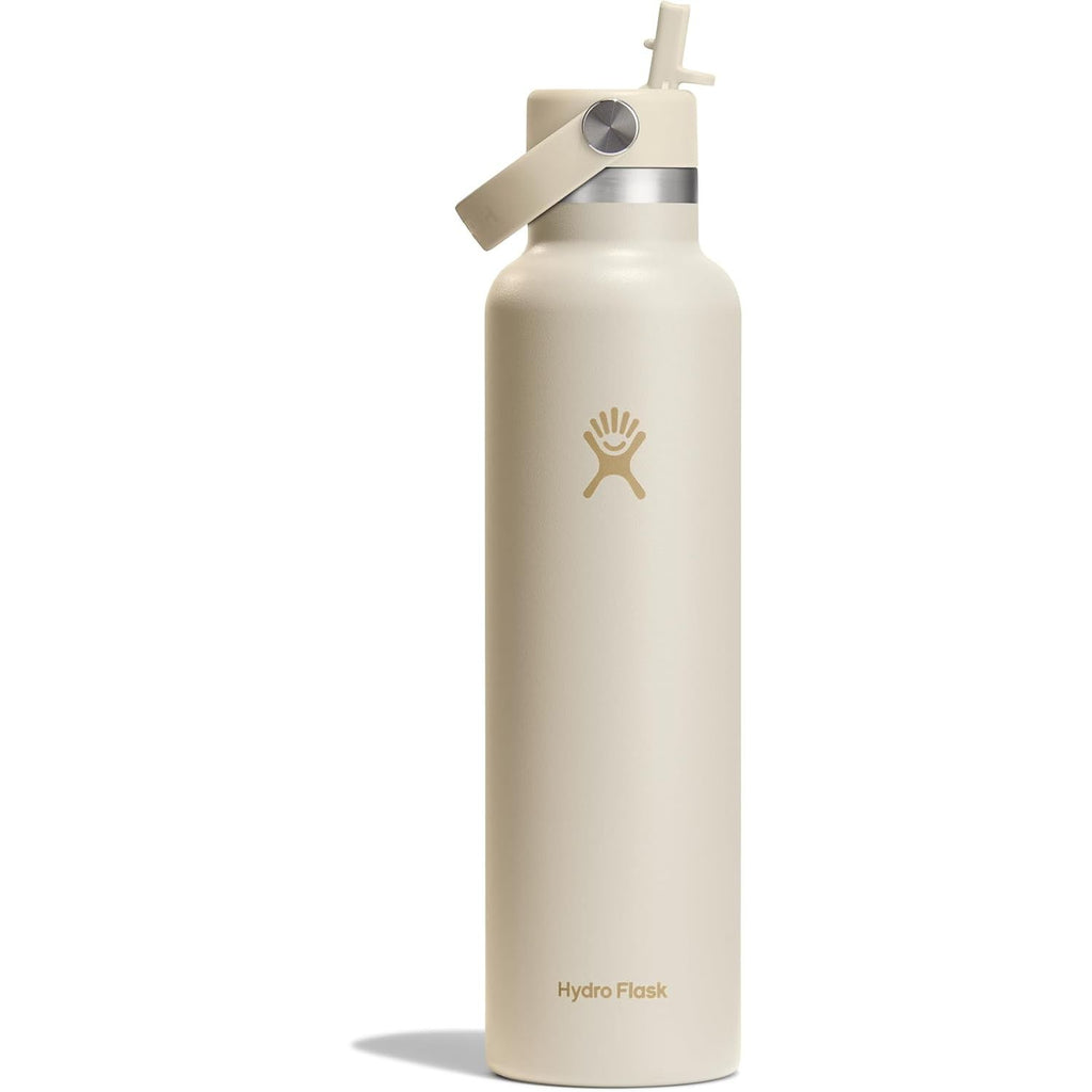 Hydro Flask Wasserflasche – isolierter Edelstahl – Strohhalmverschluss, auslaufsicher, tropfsicher in 24 Oz Capri Blue
