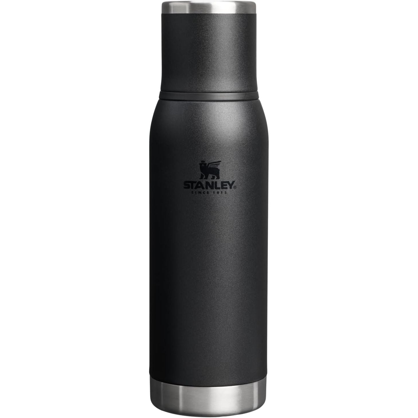 Stanley Adventure-To-Go Vakuumflasche 1,1 l | Weithals mit auslaufsicherem Tassendeckel | Hält Getränke heiß oder kalt | Kompakt für Reisen | Isolierte Edelstahl-Thermflasche | BPA-frei | Spring Green